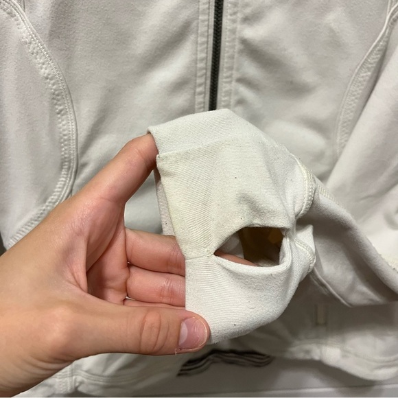 Lululemon White Zip Up Jacket - Picture 9 of 14